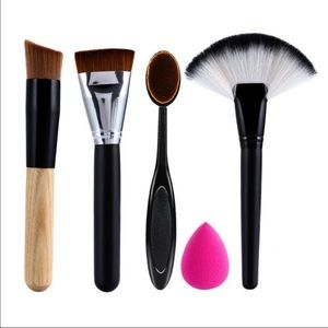 5 pcs Cosmetics Brush Set
