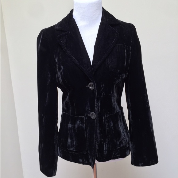 Vintage Bebe Crushed Velvet Blazer