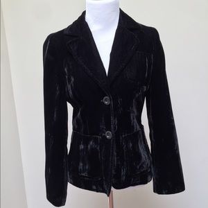 Vintage Bebe Crushed Velvet Blazer