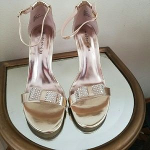 Madden Girl Gold Heels