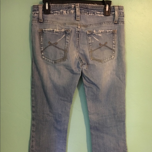 Fishbone Distressed Jeans - Picture 2 of 4