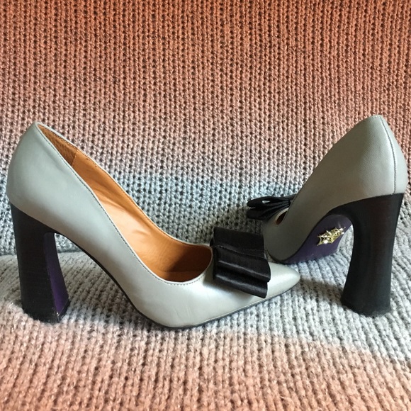 Leather heels