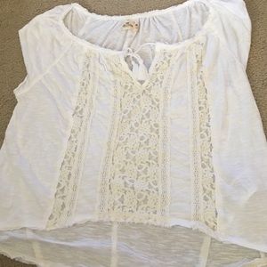 Hollister lace tee