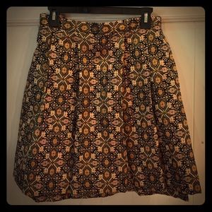 Gold Patterned Skirt