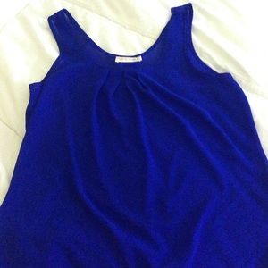 Cute royal blue breezy tank