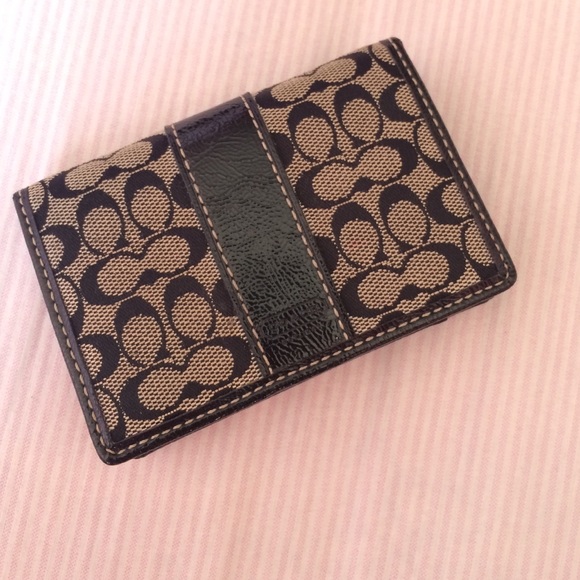 Coach card holder