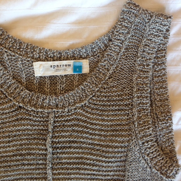 sparrow knit sweater tank