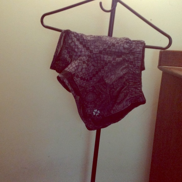 Paisley workout shorts