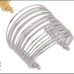 Silver Flair Cuff Bracelet