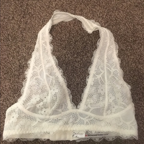 Free people halter lace bralette