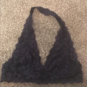 Free people halter lace bralette