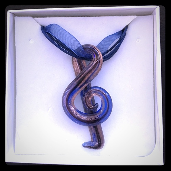 Disney Jewelry - Treble Clef Necklace from Disneyland