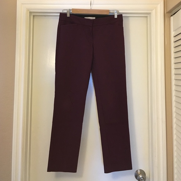 Marissa Fit - Essential Skinny Ankle Pant (Maroon)