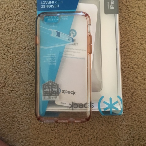 Speck phone case. Clear
