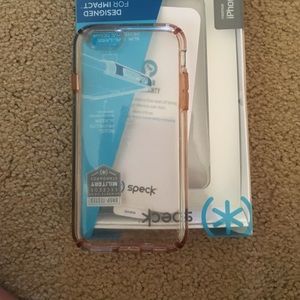 Speck phone case. Clear