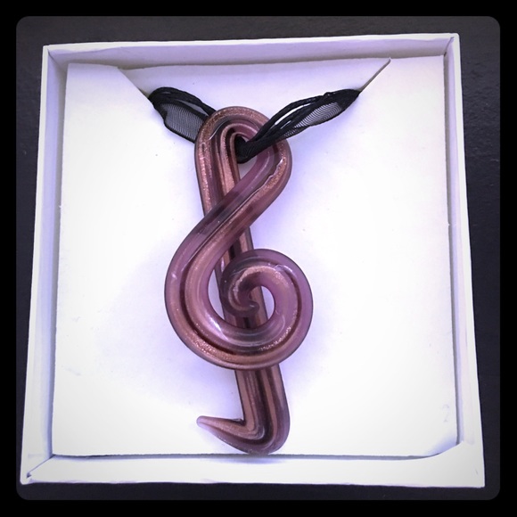 Disney Jewelry - Treble Clef Necklace from Disneyland