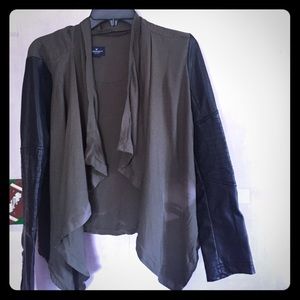 American Eagle Moto drape jacket