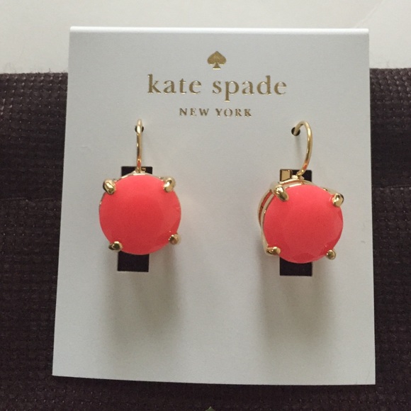 Kate Spade Round Leverbacks Earrings - Picture 2 of 4
