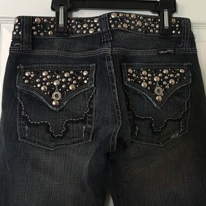Miss me black 26 boot jeans