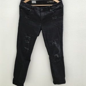Gap Always Skinny Distressed High Rise Jeans