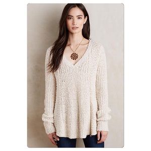 Anthropologie Zipped Stitch Sweater Anthropologie Zipped Stitch Sweater
