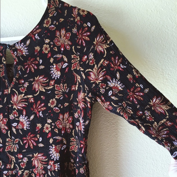FALL FLORAL DRESS