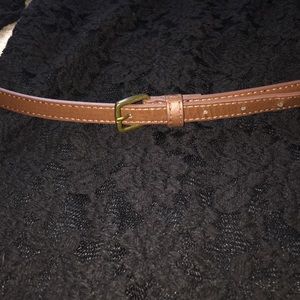 Below the bust skinny belt