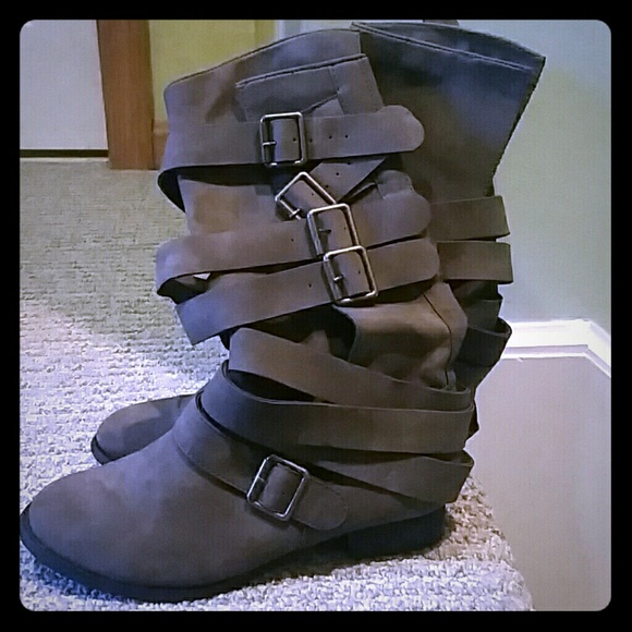 Moto Style Boots
