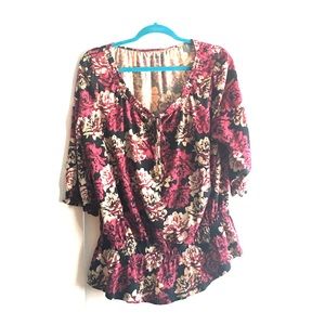 Beautiful Floral Blouse 🌷🌹🌸