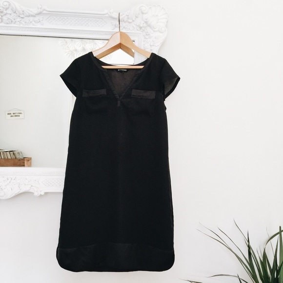 Express Silk Lined Shift Dress - Picture 1 of 4