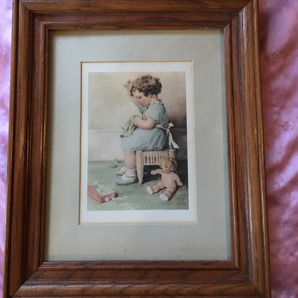 SOLD  Little Mother picture By Bessie Pease Gutmann - Picture 1 of 4