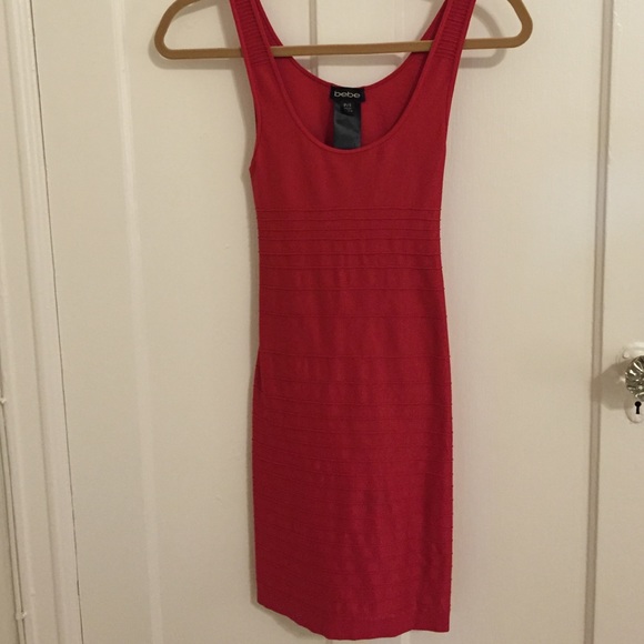 Red Bebe Cut out back Bandage dress. Fabulous!