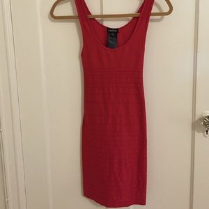 Red Bebe Cut out back Bandage dress. Fabulous!