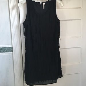 Black fringe dress from Francesca's!