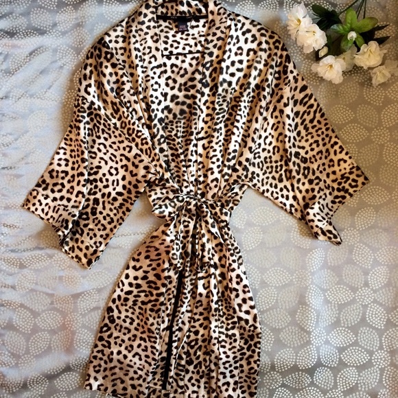 Cheetah Print Victoria Secret Kimono Robe