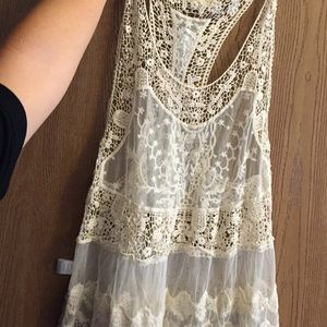 Lace tank