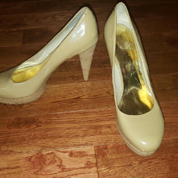Michael Kors Nude Platform Pumps