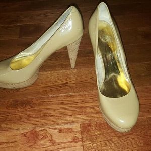 Michael Kors Nude Platform Pumps