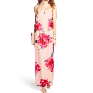 Way-In Floral Maxi Dress Sz SM