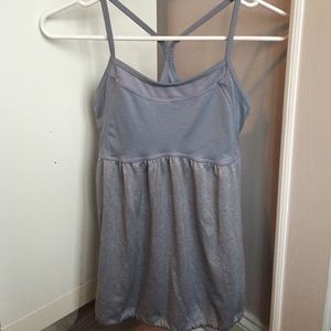 Silver Blue Champion Razorback Tank