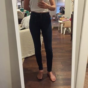 Seven For All Mankind High Waist Skinny Jeans
