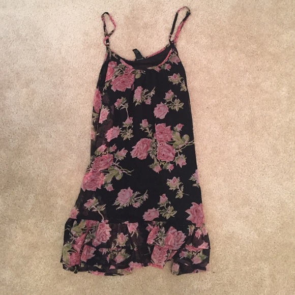 Floral chiffon dress