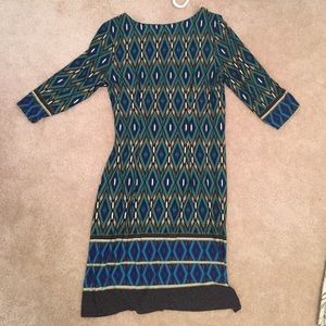 Geometric shift dress