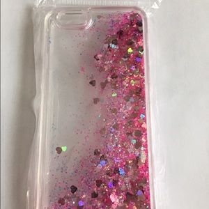 IPhone 6 Plus Glitter Waterfall Case New