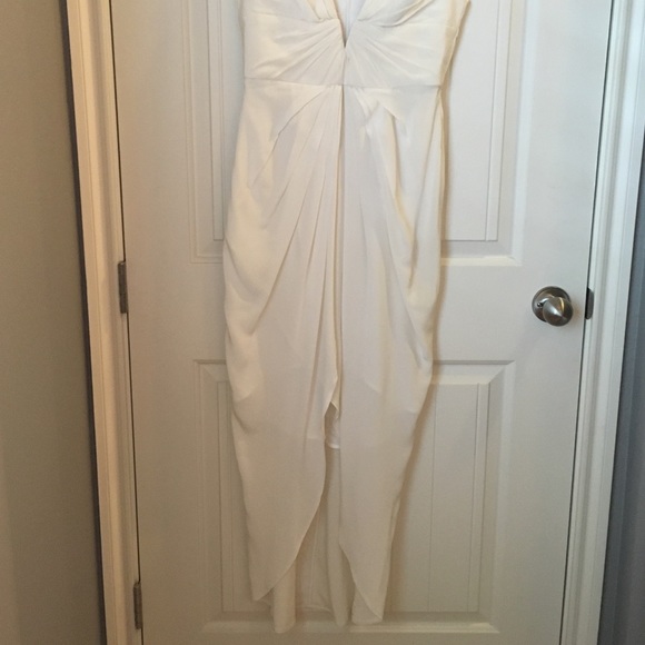 SOLD Zimmermann sueded silk plunge long dress - Picture 2 of 4