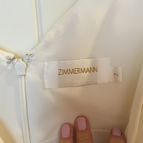 SOLD Zimmermann sueded silk plunge long dress - Picture 3 of 4