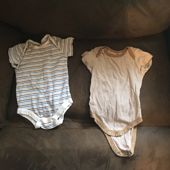 Striped onesies