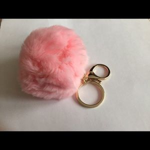 New Fur Pom Pom Keychain