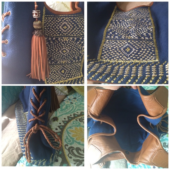 ☘️LUCKY BRAND☘️Bohemian Woven Purse🍀FIRM PRICE🍀 - Picture 2 of 4