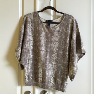 INC Sequined Sweater